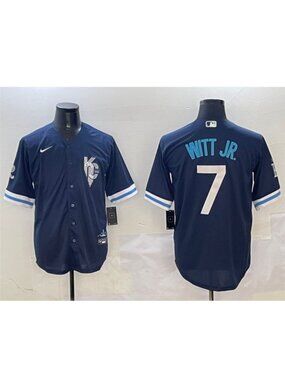 Bobby Witt Jr. Stitched Jersey Royal